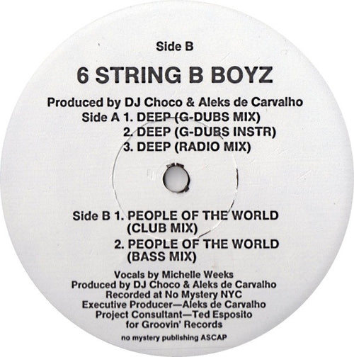 6 String B Boyz : Deep (12")