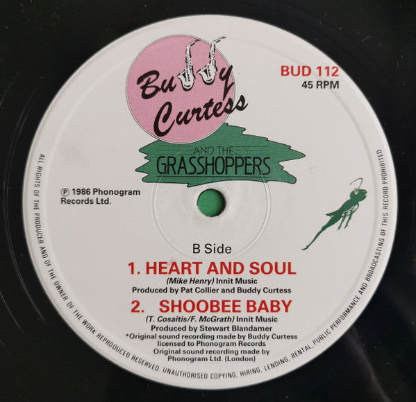 Buddy Curtess & The Grasshoppers : Shout (12")