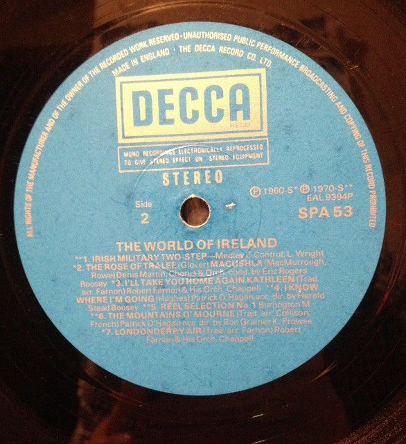 Various : The World Of Ireland (LP, Comp)