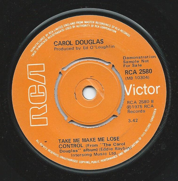 Carol Douglas : Will We Make It Tonight (7", Single, Promo)