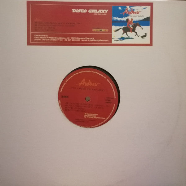 Andrew (2) : You Are On My Mind (12")
