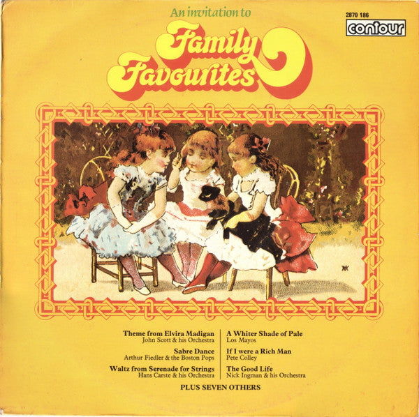 Various : An Invitation To Family Favourites (LP, Comp, Smplr)