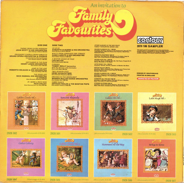 Various : An Invitation To Family Favourites (LP, Comp, Smplr)