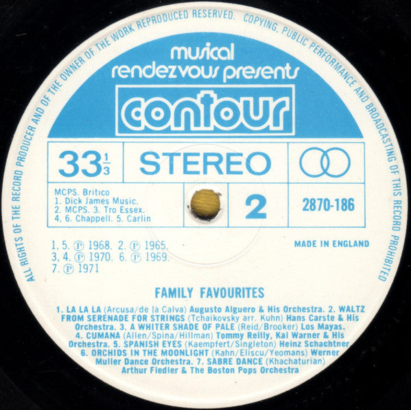 Various : An Invitation To Family Favourites (LP, Comp, Smplr)