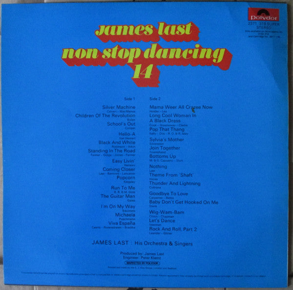 James Last : Non Stop Dancing 14 (LP, Album)