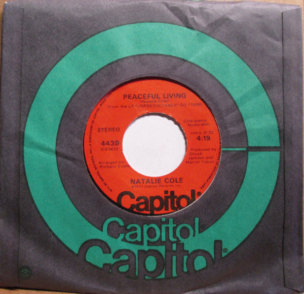 Natalie Cole : Party Lights (7")