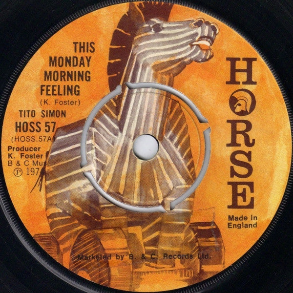 Tito Simon : This Monday Morning Feeling (7", Single, Kno)