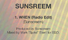 Sunscreem : When (CD, Single, Promo)