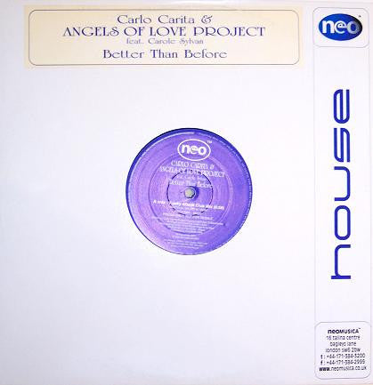 Carlo Carita & Angels Of Love : Better Than Before (12", Promo)