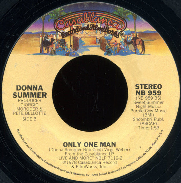 Donna Summer : Heaven Knows (7", Single, Styrene, PRC)