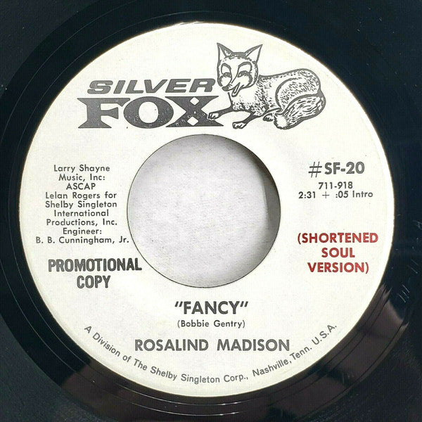 Rosalind Madison : Fancy / Use What You've Got (7", Promo)