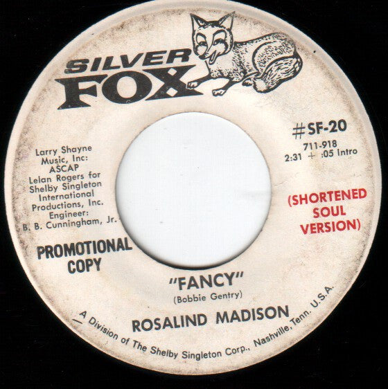 Rosalind Madison : Fancy / Use What You've Got (7", Promo)