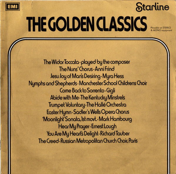Various : The Golden Classics (LP, Comp, Mono)