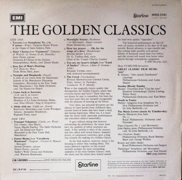 Various : The Golden Classics (LP, Comp, Mono)