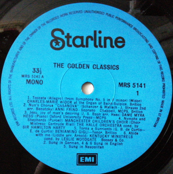 Various : The Golden Classics (LP, Comp, Mono)