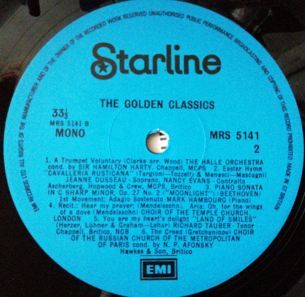 Various : The Golden Classics (LP, Comp, Mono)