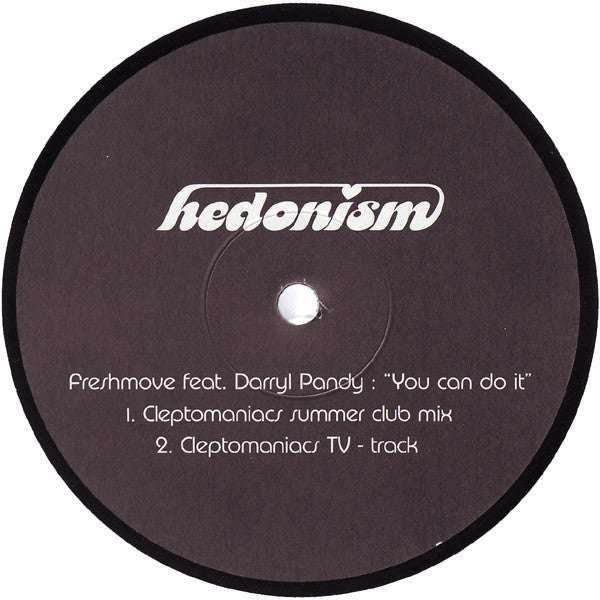 Freshmove Feat. Darryl Pandy : You Can Do It (Part 2) (12")
