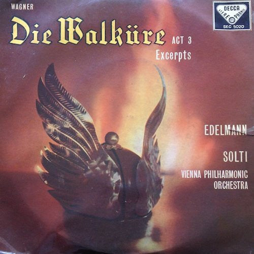 Richard Wagner, Otto Edelmann, Georg Solti, Wiener Philharmoniker : Die Walküre Act 3 Excerpts (7", Single)