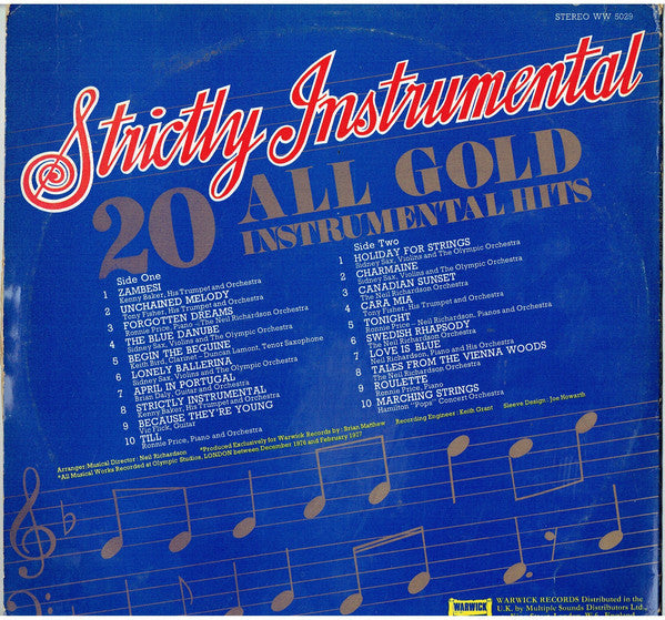 Various : Strictly Instrumental (LP, Comp)