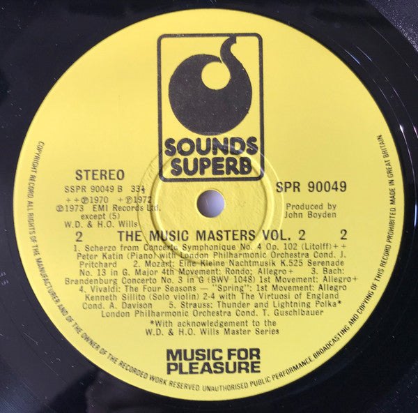 Various : The Music Masters (Great Performances Of Favourites From The Classics) Volume Two (LP, Comp)