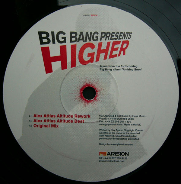 Big Bang : Higher (12")