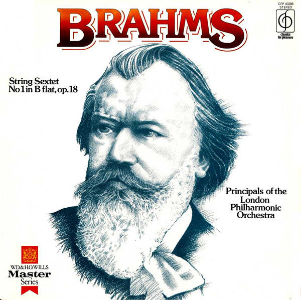Johannes Brahms, London Philharmonic Orchestra : String Sextet No. 1 In B Flat, Op. 18 (LP)
