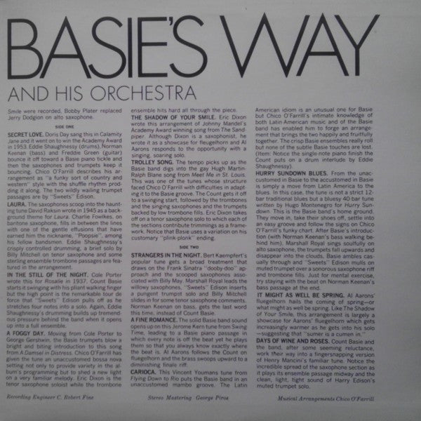 Count Basie Orchestra : Hollywood...Basie's Way (LP, Album)