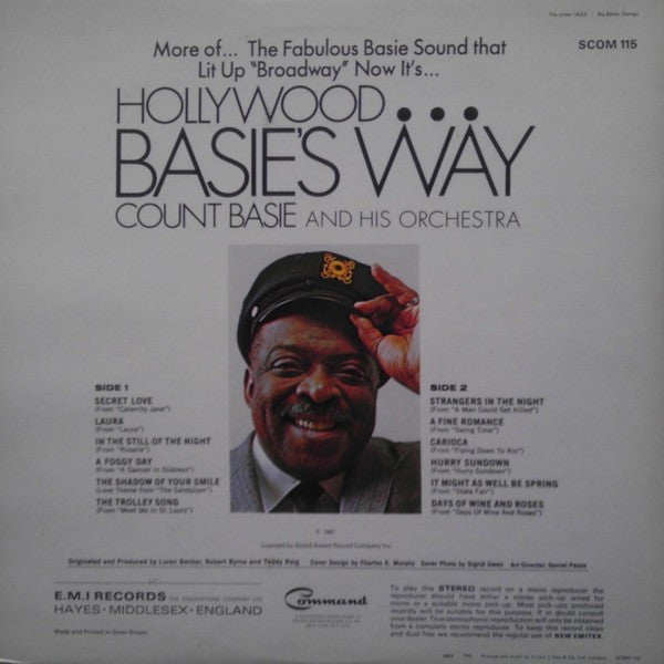 Count Basie Orchestra : Hollywood...Basie's Way (LP, Album)