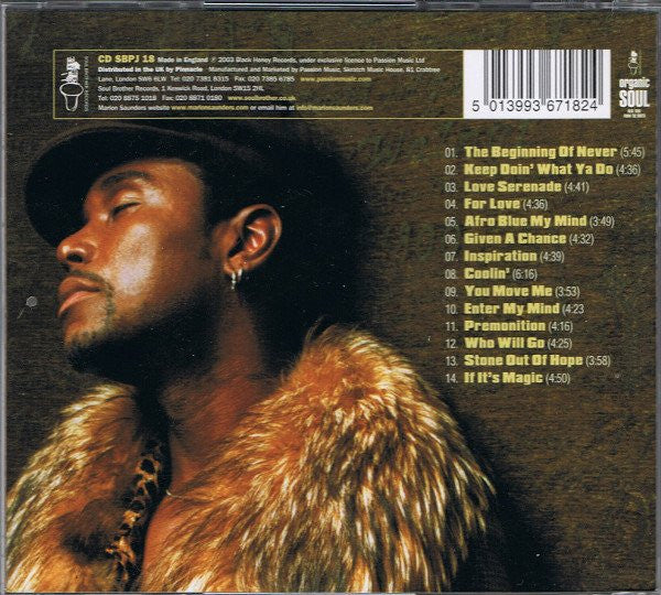 Marlon Saunders : Enter My Mind (CD, Album)