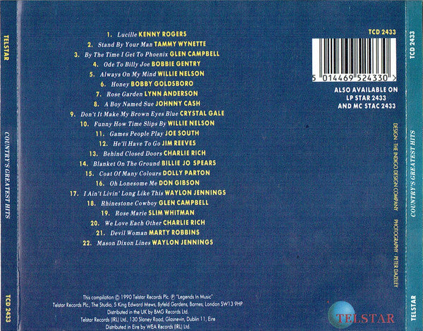 Various : Country's Greatest Hits (CD, Comp)