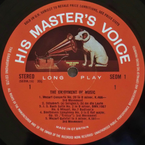 Various : The Enjoyment Of Music (LP, Comp)
