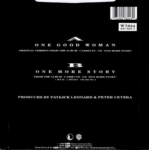 Peter Cetera : One Good Woman (7", Single)