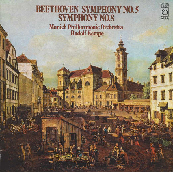 Ludwig van Beethoven, Münchner Philharmoniker, Rudolf Kempe : Symphony No. 5 / Symphony No. 8 (LP, Comp)