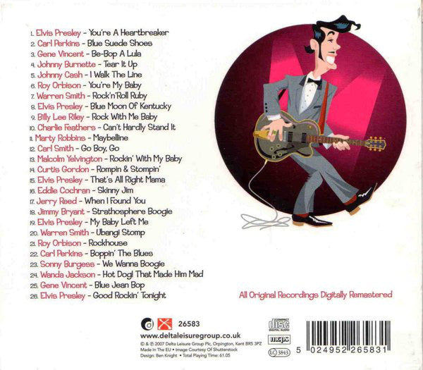 Various : Red Hot Rockabilly For Ice Cool Cats (CD, Comp)