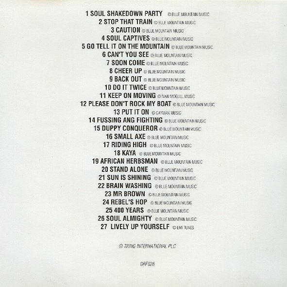 Bob Marley : Lively Up Yourself (CD, Comp)
