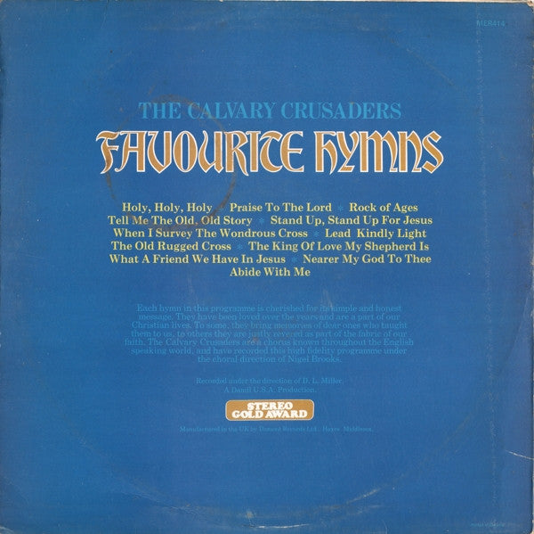 The Calvary Crusaders : The Calvary Crusaders Sing Favourite Hymns (LP, RE)