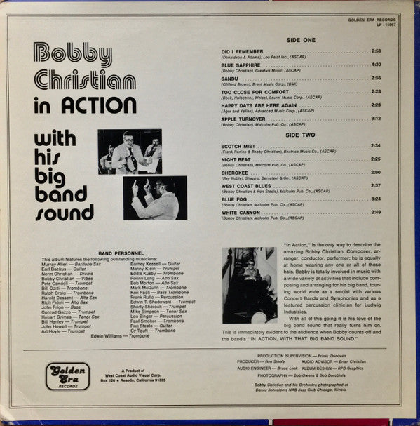 Bobby Christian : In Action (LP, Album)