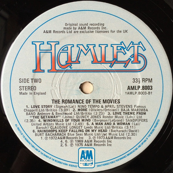 Various : The Romance Of The Movies (LP, Comp)