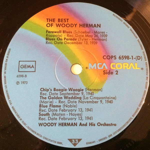 Woody Herman : The Best Of Woody Herman (2xLP, Comp)
