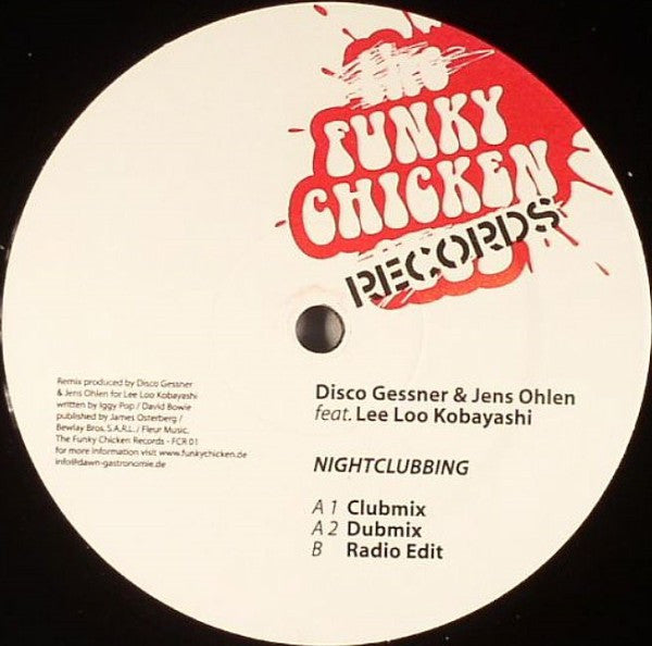 Disco Gessner & Jens Ohlen : Nightclubbing (12")