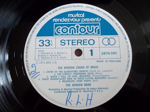 The Hendon Band : The Modern Sound Of Brass (LP)