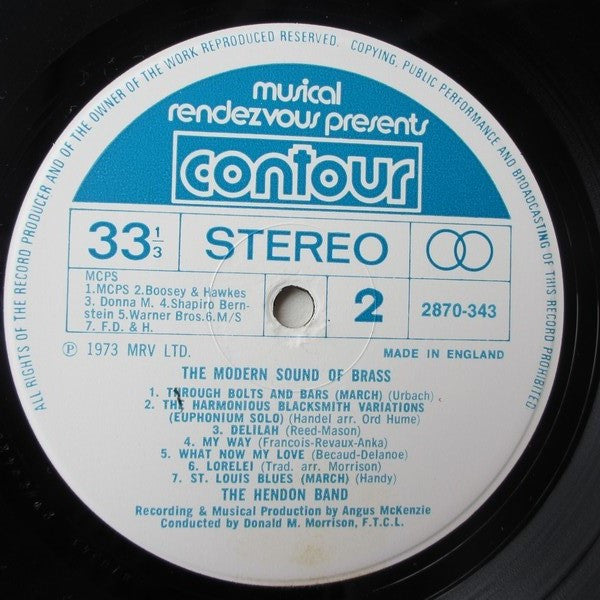 The Hendon Band : The Modern Sound Of Brass (LP)