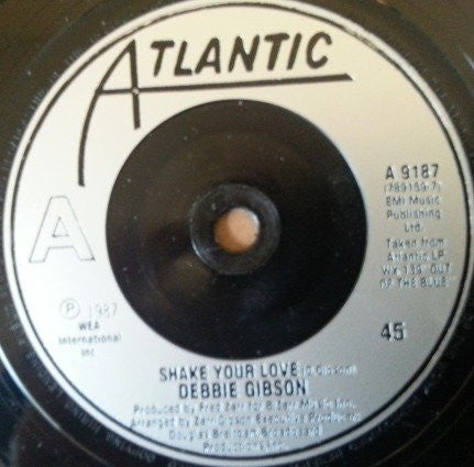 Debbie Gibson : Shake Your Love (7", Sil)