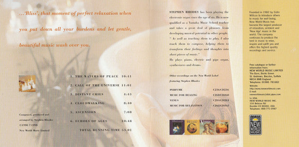 Stephen Rhodes : Bliss (CD, Album)