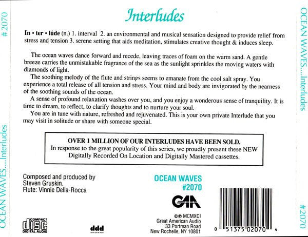 Steven Gruskin : Interludes (Ocean Waves) (CD, Album)