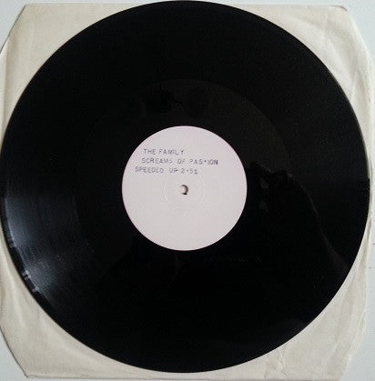 The Family (2) : The Screams Of Passion (12", Promo, W/Lbl)