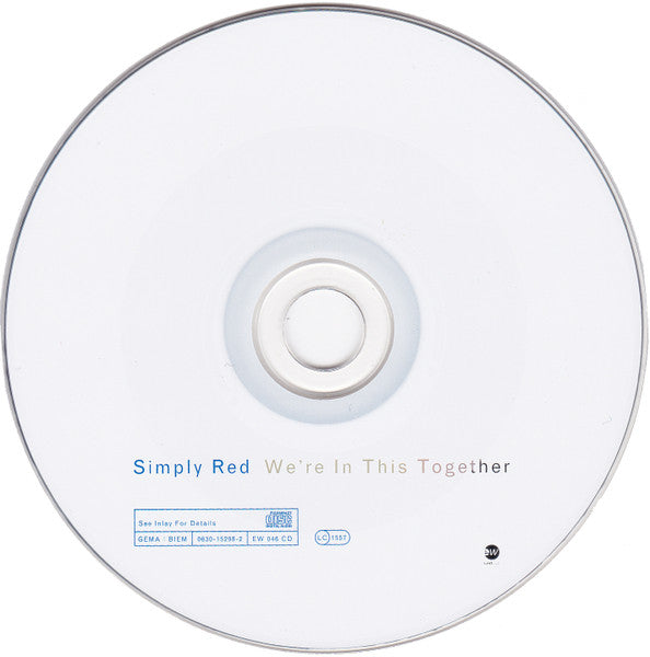 Simply Red : We're In This Together (CD, Single)