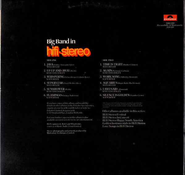 Various : Big Band In Hi-Fi Stereo (LP, Comp)