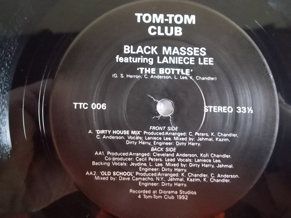Black Masses Featuring Laniece Lee : The Bottle (12")