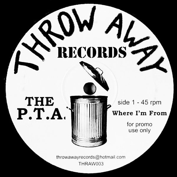 The P. T. A. : Where I'm From (12", Promo)